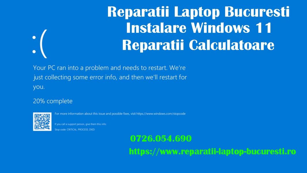 Service Laptop Bucuresti si Ilfov Instalare windows la domiciliul Reparatii PC