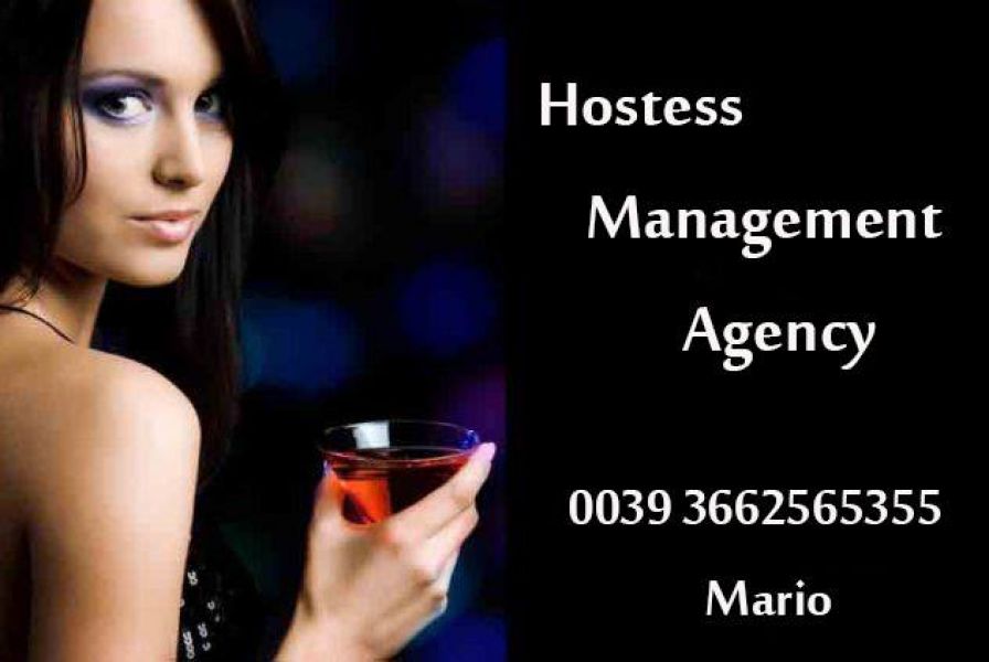 Colaboratoare drink hostess pentru club in -italia