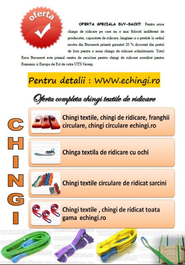   Chingi textile circulare 8 tone 8 metri 