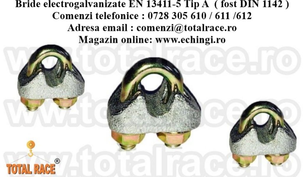 Bride fixare cablu EN 13411-5 Tip A ( fost DIN 1142 )