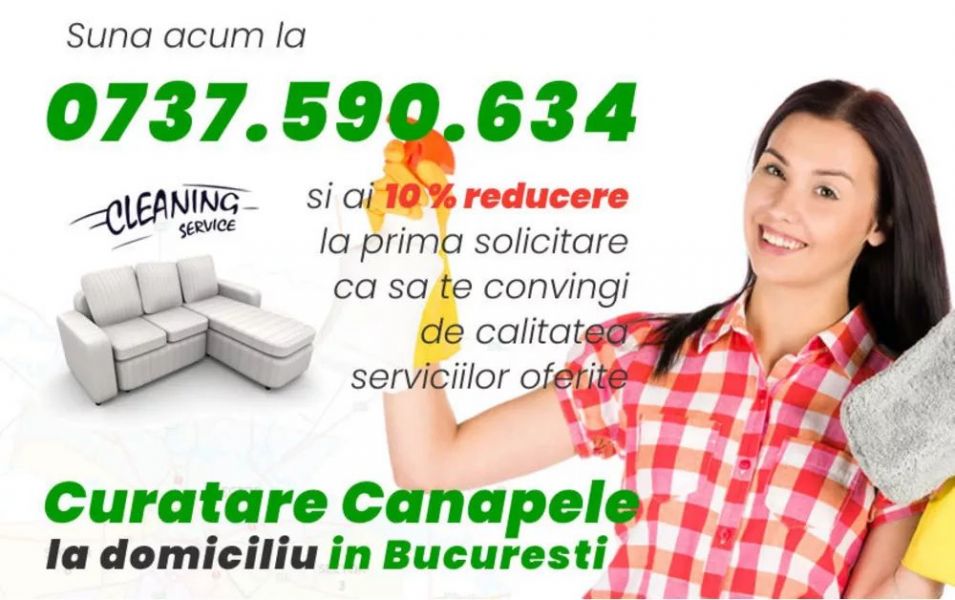 Curatare canapele Bucuresti