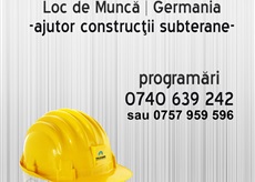 Angajari germania in constructii subtarane