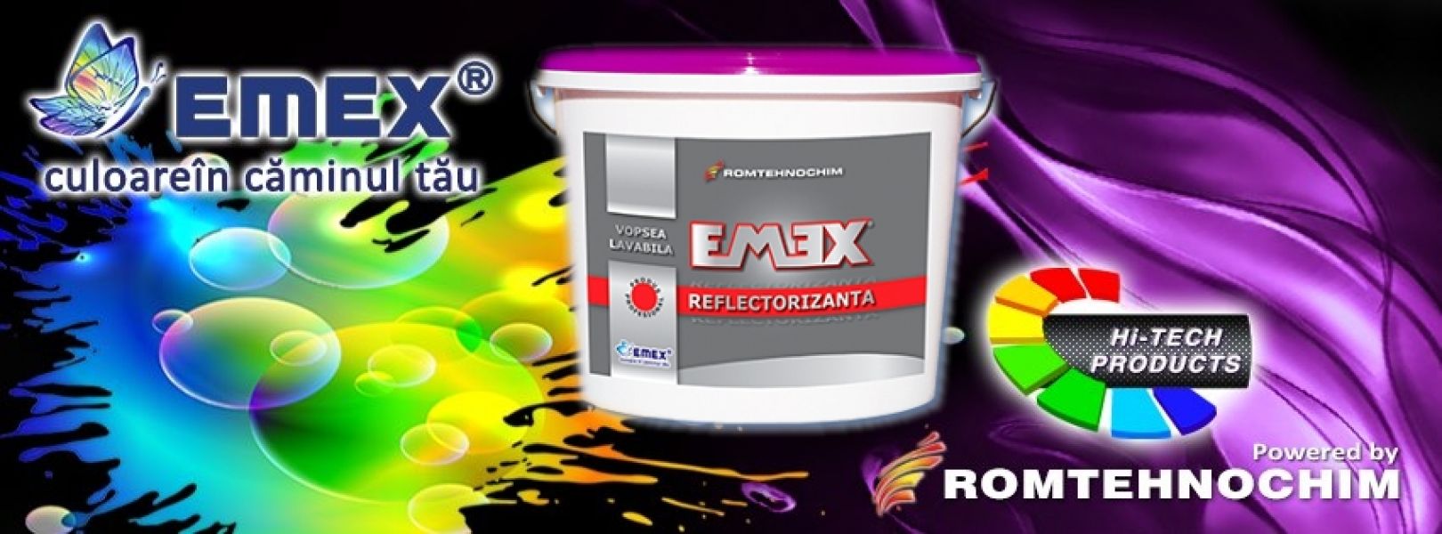 Vopsea Lavabila Reflectorizanta EMEX - 110.40  Ron / Bidon 15 L