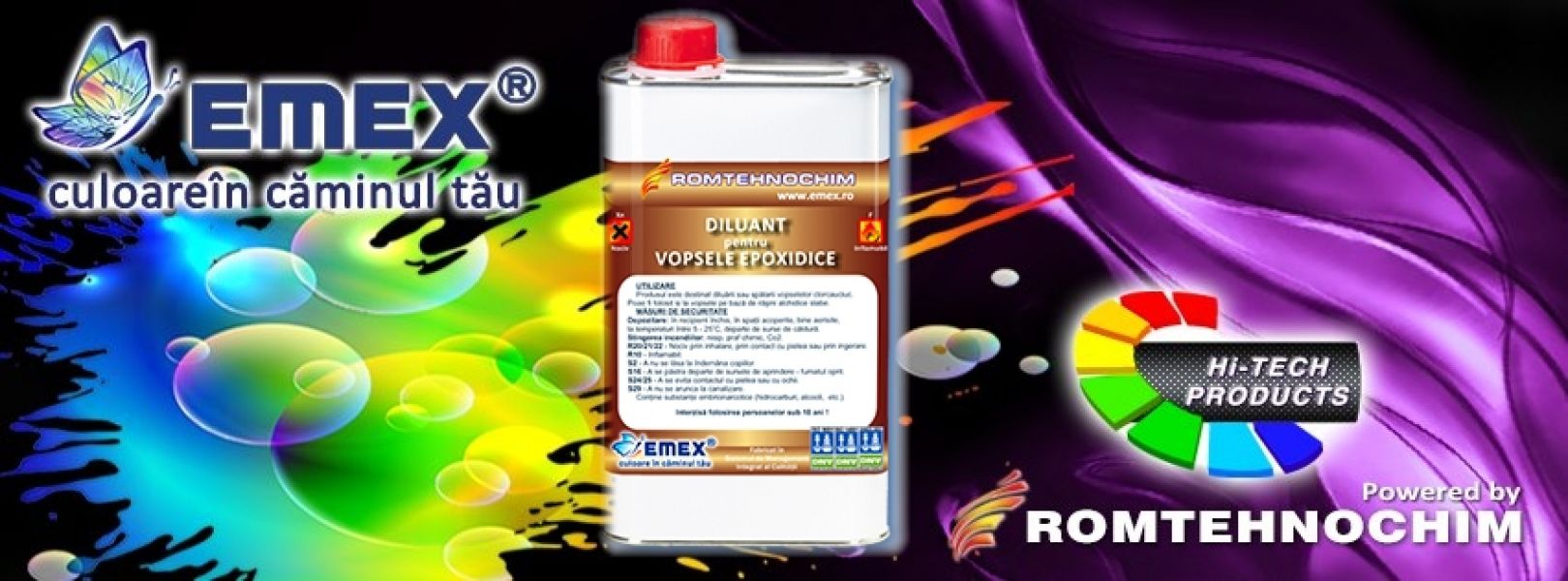 Diluant pentru Vopsele Epoxidice EMEX - 10  Ron/Litru