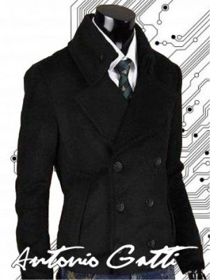 Palton Barbatesc Scurt B130 Negru