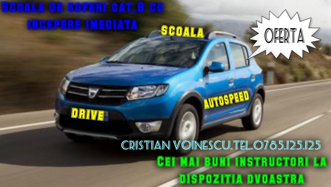 Cat B-scoala de soferi