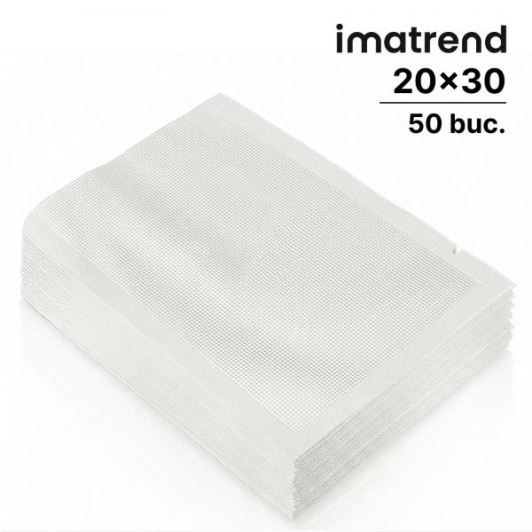Set 50 pungi gofrate 20x30 cm