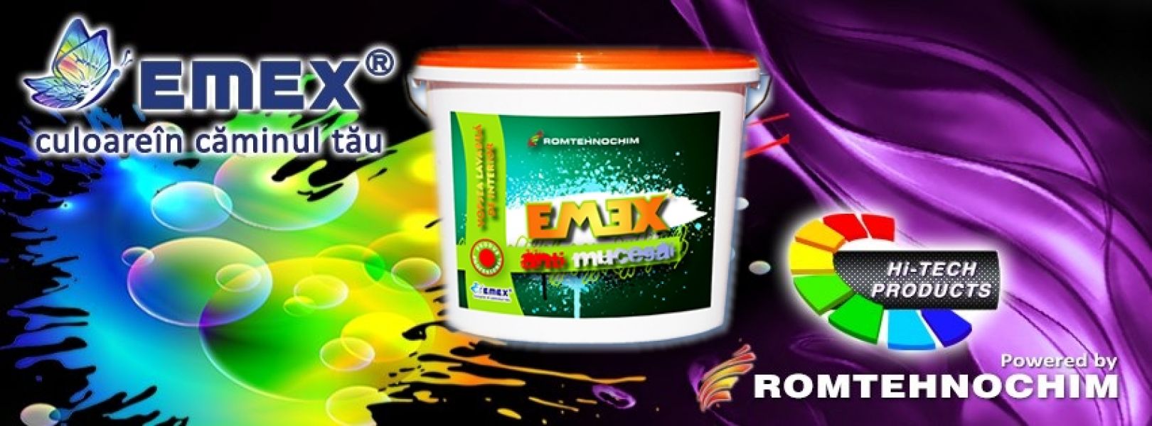 Vopsea Lavabila Antimucegai EMEX - 130 Ron/ Bidon 15 L