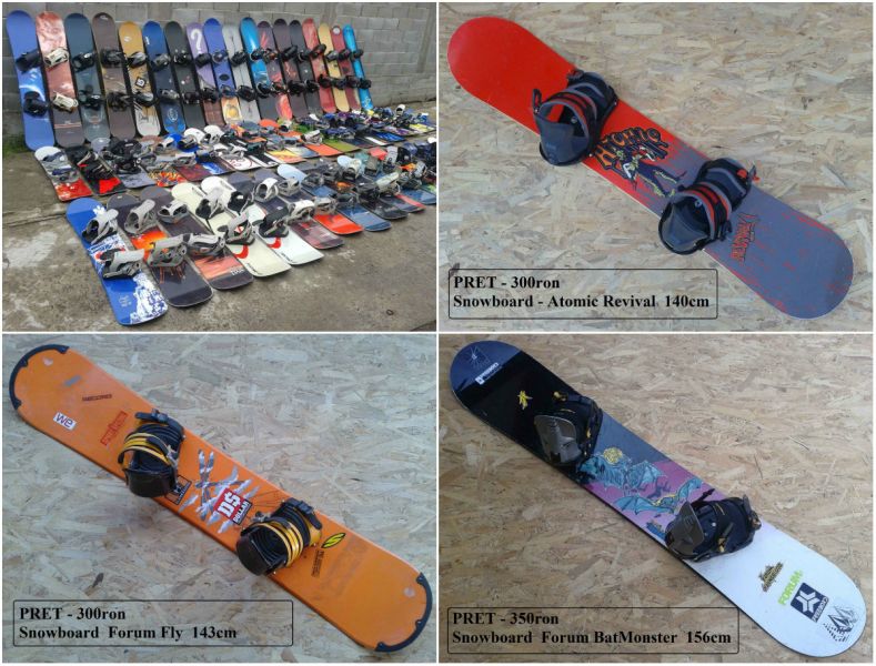 Snowboard cu legaturi  