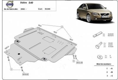 Scut motor metalic Volvo