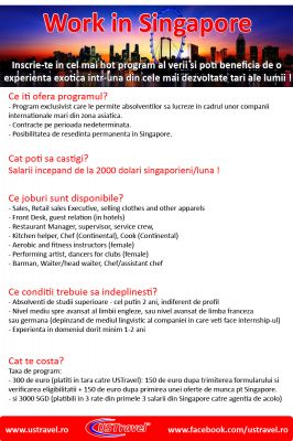 Joburi in Singapore pentru absolventi 