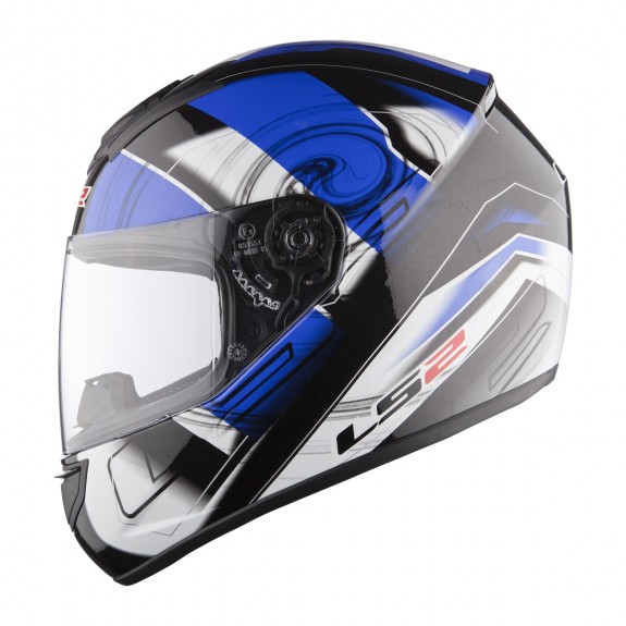 Casti LS2 FF351 ACTION WHITE BLUE
