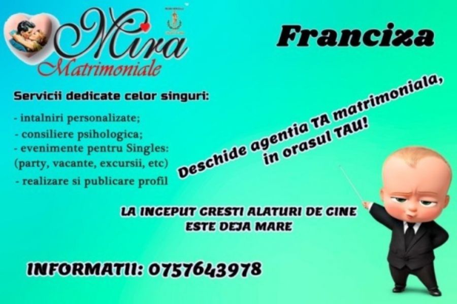 Franciza Matrimoniale Mira - Afacerea ta!