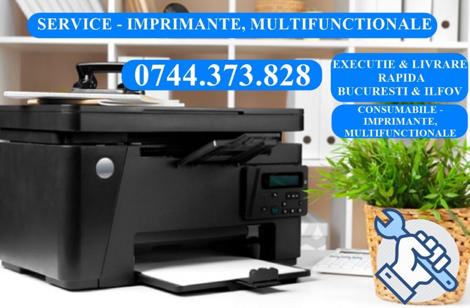 Service imprimante.Reparatii imprimante, incarcari reincarcare cartuse in Bucuresti, Ilfov.
