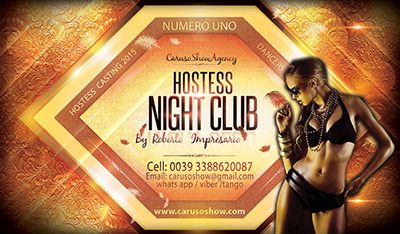 Agentia ofer munca in night club italia