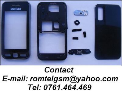 Carcasa Samsung S5230 Black ( NEAGRA ) ORIGINALA COMPLETA SIGILATA