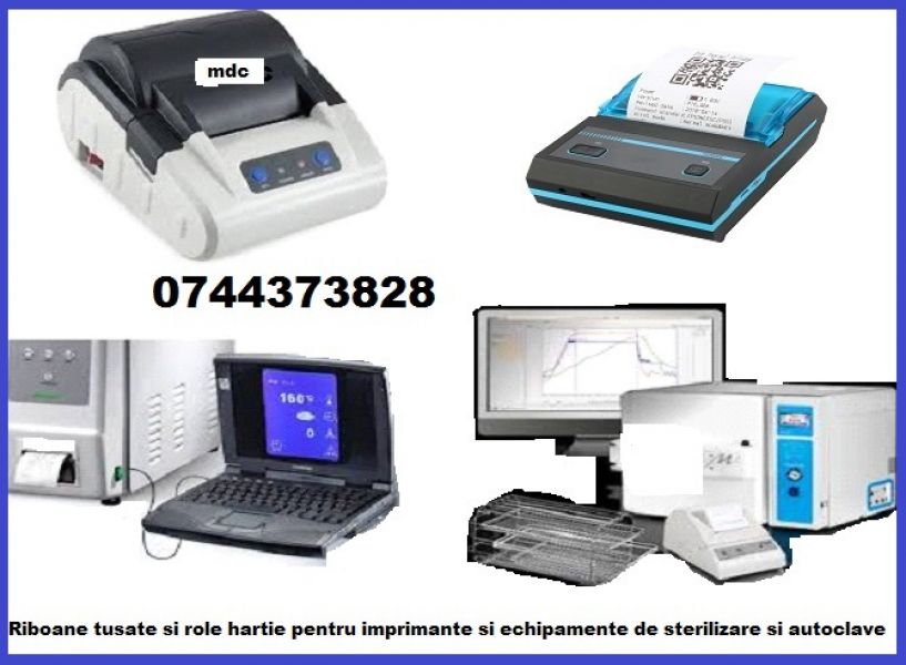 Rola hartie pt. autoclave clasa B cu imprimanta si sterilizatoare Dr. Mayer, Euronda, Nsk, Sirona, W
