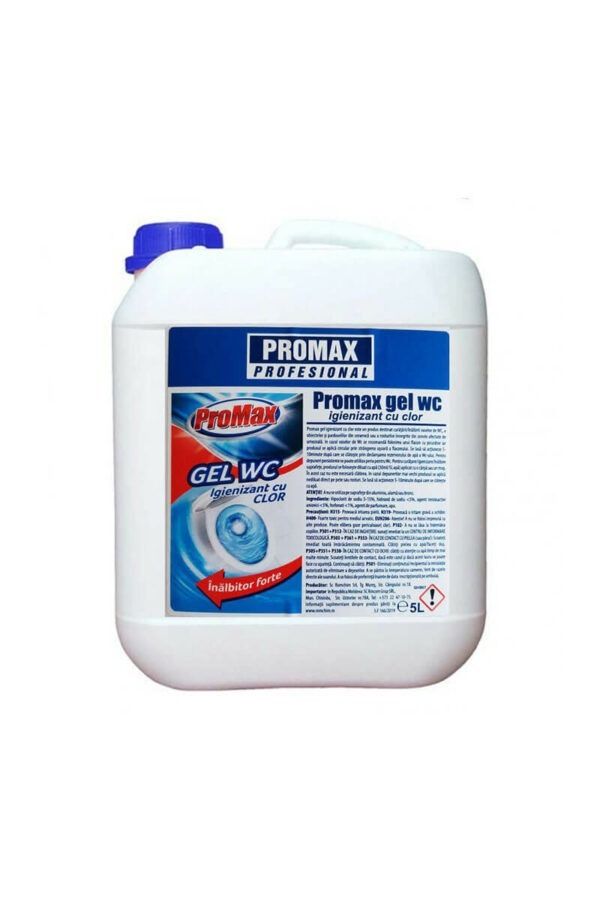 Solutie WC Promax Igienizant cu Clor 5 litri Total Orange 0728 305 611