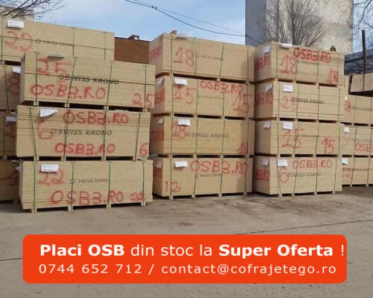 Placi OSB din stoc. Pret importator direct