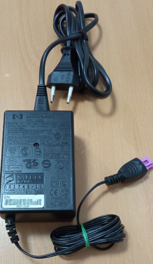 Vand Alimentator imprimanta HP 32V 625mA cu mufa mov