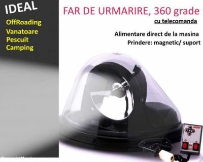  Far urmarire cu telecomanda pentru pescuit, vanatoare, camping