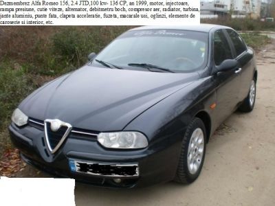 Dezmembrez piese Alfa Romeo 156, 1.8 Benzina si 2.4 JTD