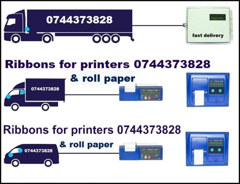 Ribon tusat si rola hartie termodiagrame Transcan, Thermo King, Termograf, Touchprint,  EuroScan, Da