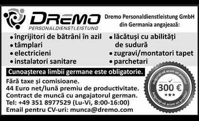 Angajari Germania Dremo 