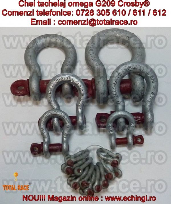 Gambeti / shackles pentru uz industrial G209 Crosby