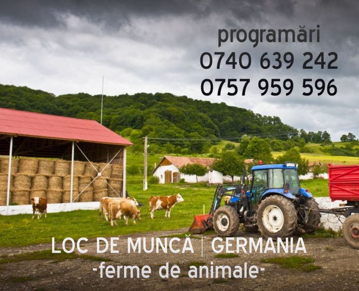 Angajari germania ferme