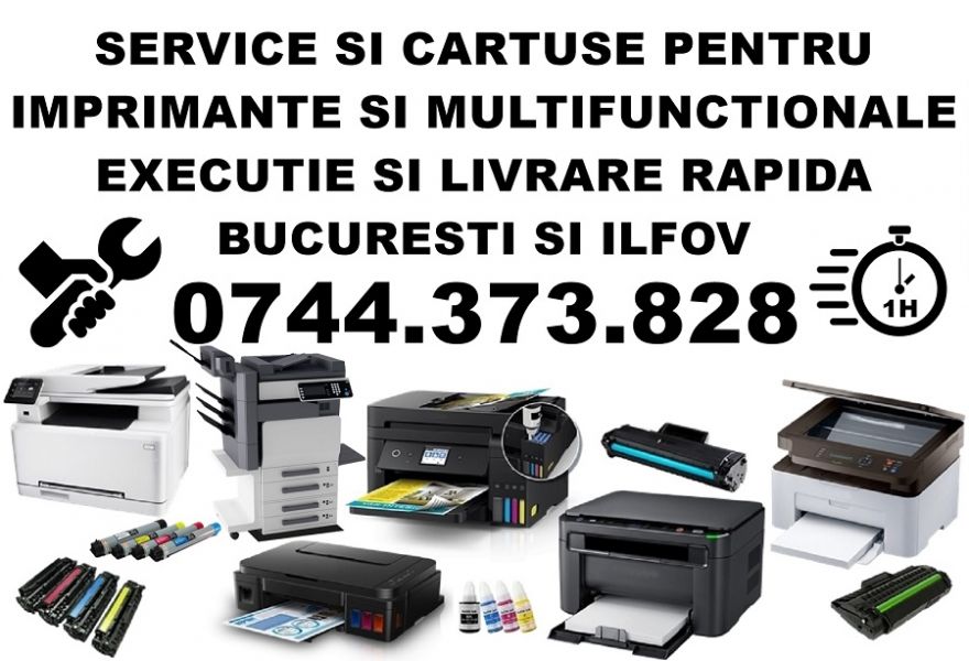 Reparatii imprimante cu rezervoare cerneala cu deplasare gratuita in Bucuresti si Ilfov !