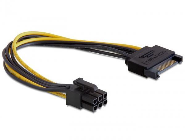 Cablu alimentare SATA 15 pin > 6 pin PCI Express - 82924