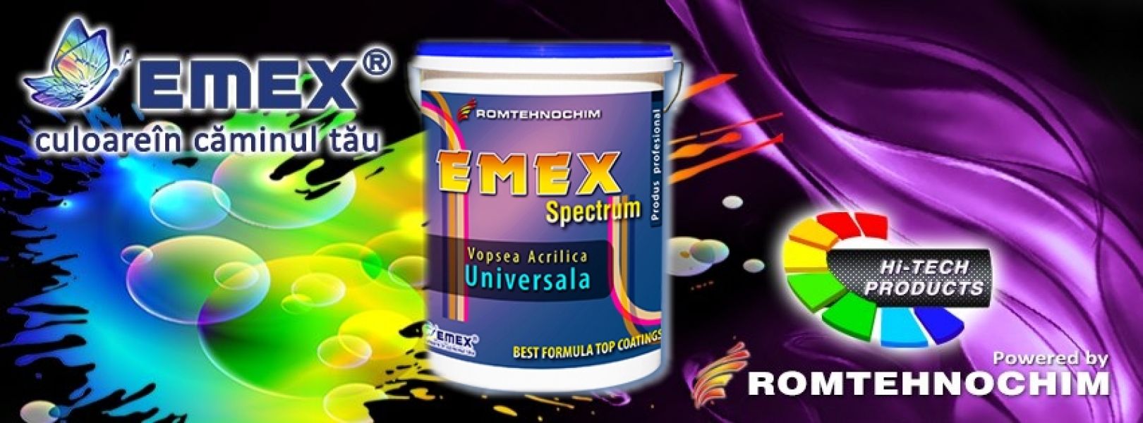 Vopsea Acrilica Universala EMEX SPECTRUM - 18.70  Ron/Kg – Gri