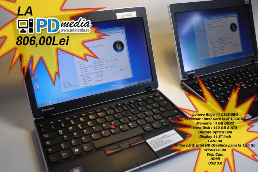 Laptop Lenovo Edge 11 Second Hand