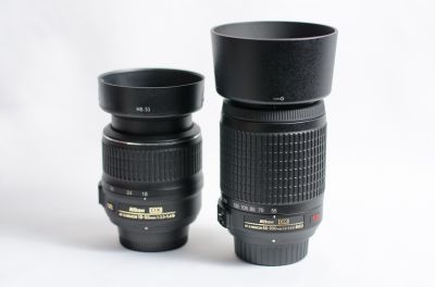 Nikon 18-55mm 3-5-5-6 si Nikon 55-200mm 4-5-6