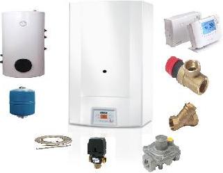 Pachet centrala in condensatie cu boiler Arca Aeterna 31FCR