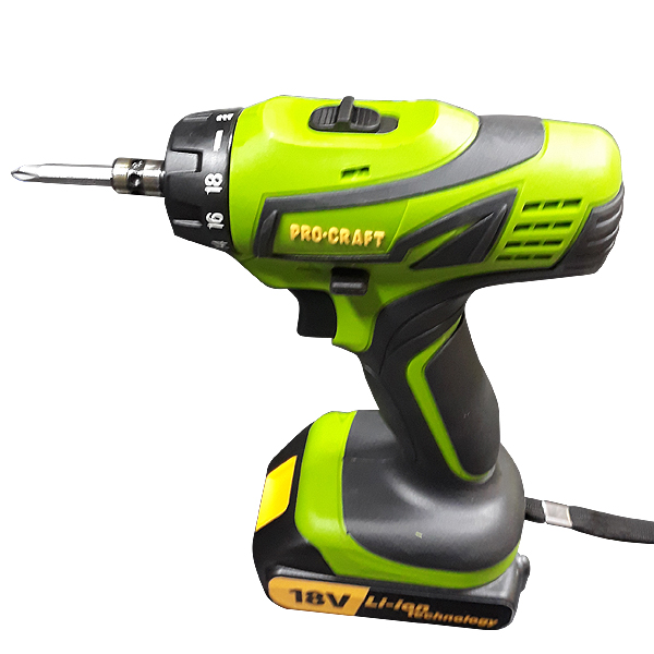 Bormasina cu 2 acumulatori li-ion, 1350 RPM ,18V                                    