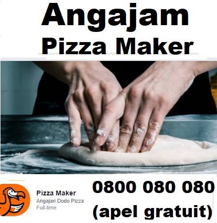 Angajam Pizza Maker! de la 2000 lei