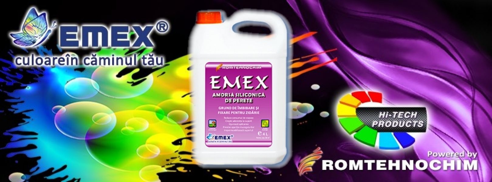 Amorsa Siliconica de Perete EMEX - 36 Ron/ Bidon 4 L