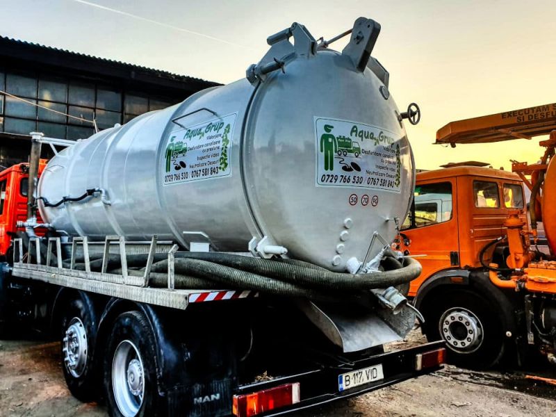 Vidanjare fose ecologice, septice si desfundare canalizare