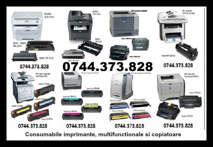 Cartuse imprimante, multifunctionale si copiatoare cu livrare rapida !