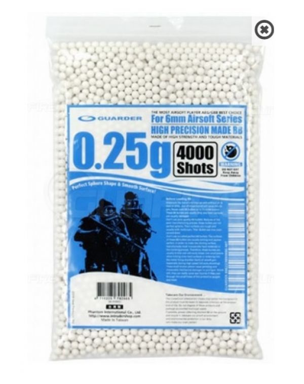 Bile 0.25 g 4000 buc  Guarder