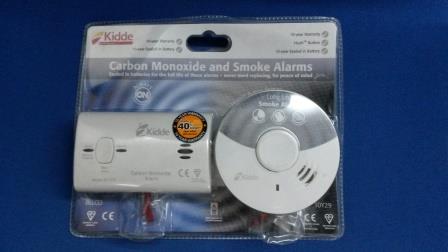 Alarma de incendiu si fum cu Detectoar de monoxid de carbon