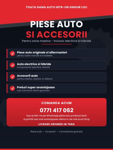 Piese auto și accesorii pentru toate mărcile și modelele