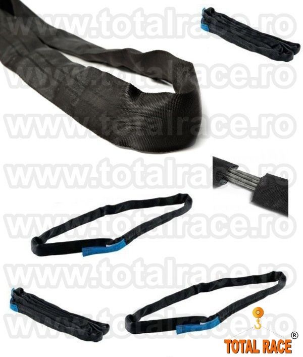 Chingi textile circulare de ridicat sarcini Black Series