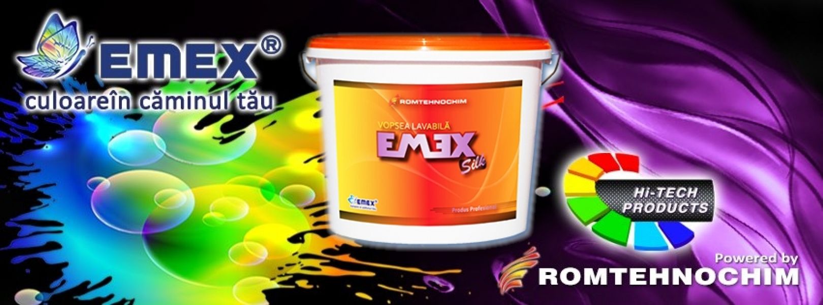 Vopsea Lavabila Satinata EMEX SILK - 132 Ron/ Bidon 15 L