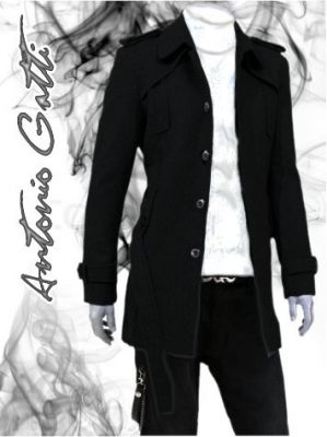 Palton Barbatesc Slim B128 Negru