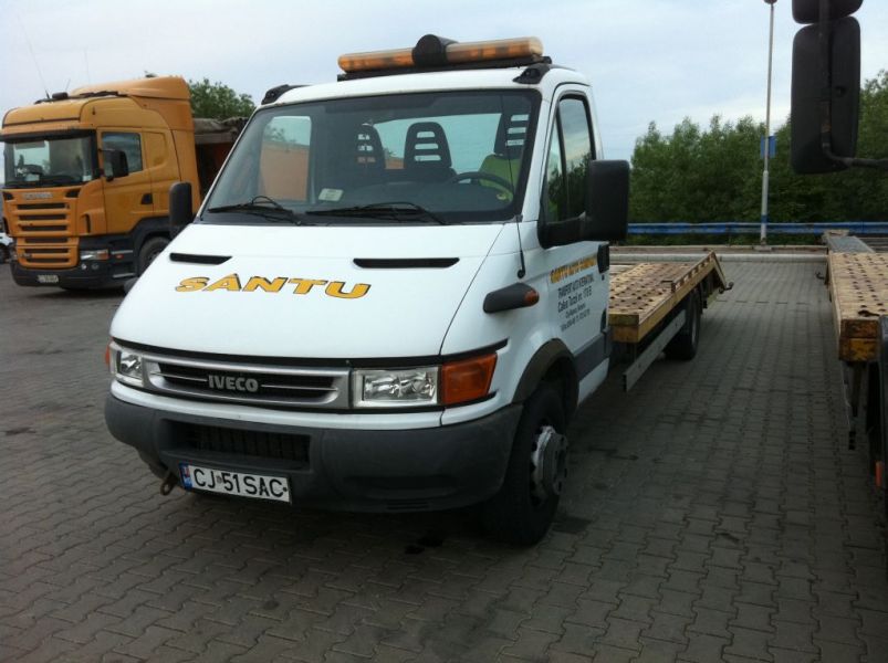 Vand Iveco Daily 65c15 2003 platforma tractari auto