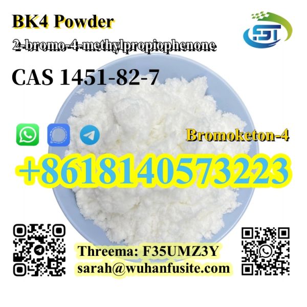 High Purity BK4 powder 2-bromo-4-methylpropiophenone CAS 1451-82-7 Bromoketon-4 With Best Price