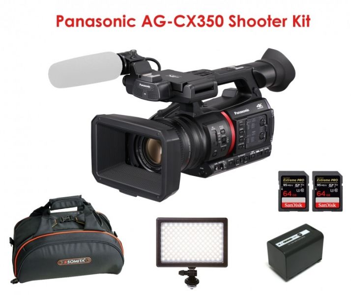 Panasonic AG-CX350 . 4K HDR Pro camcorder for ENG , Events, Travel .